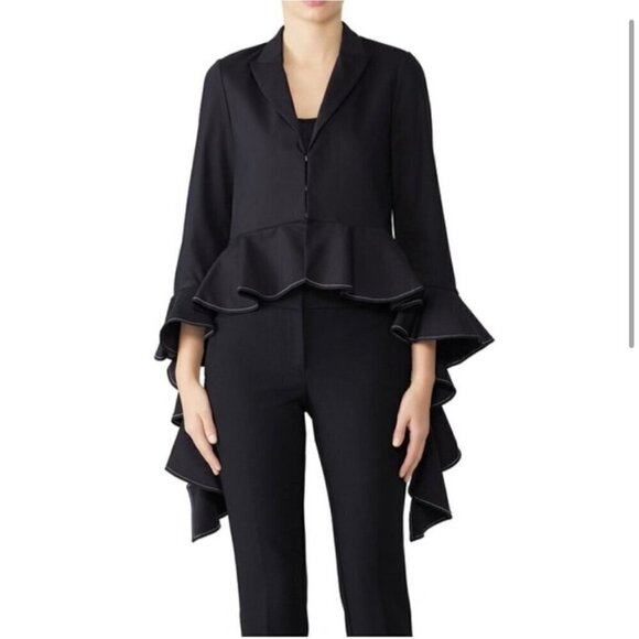 Alexis Adelle ruffle sleeves jacket - Picture 1 of 9